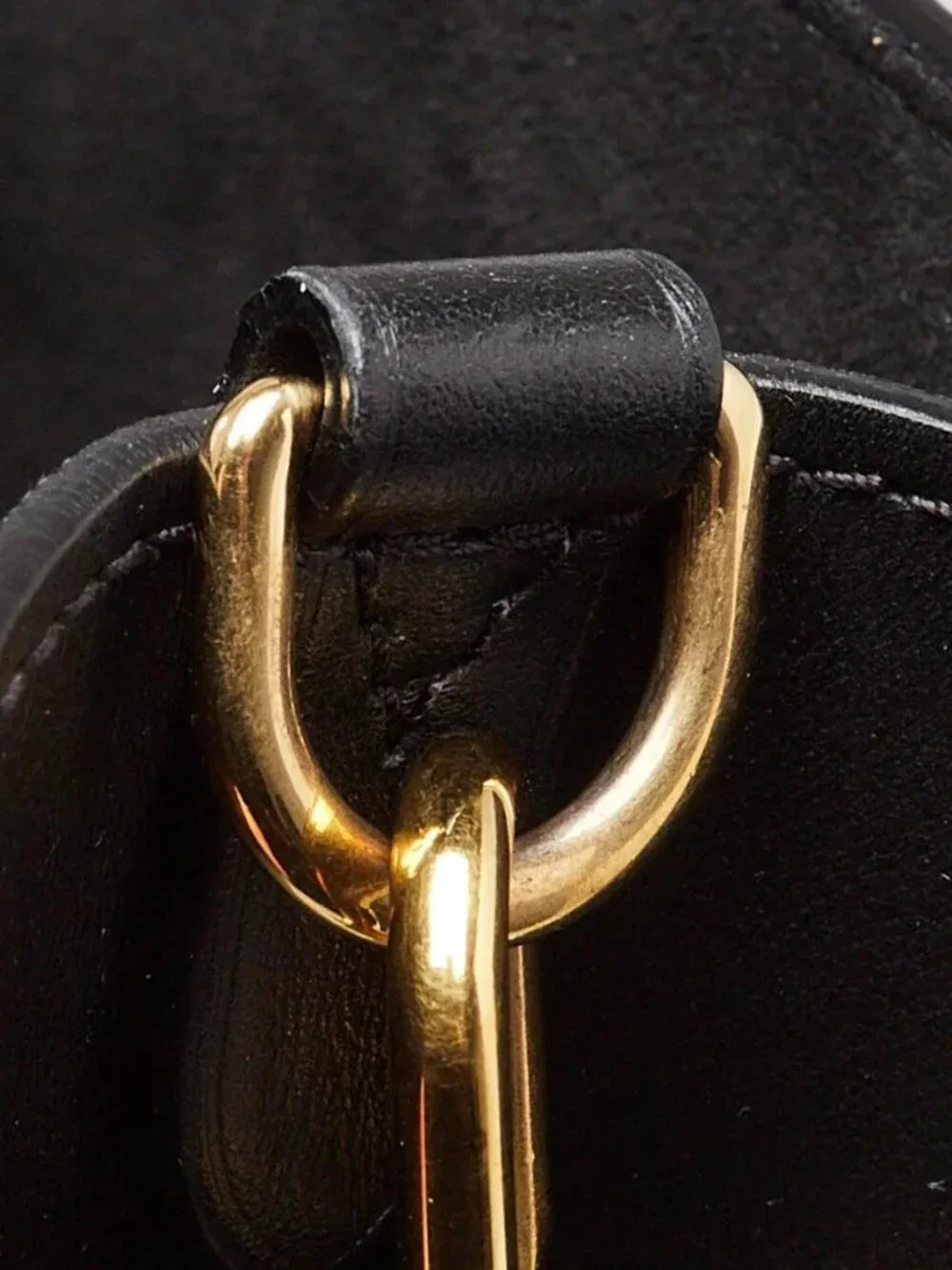 Louis Vuitton Black Epi Leather Sac Plat PM Bag